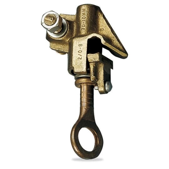 Bronze Type HLC - Hot Line Clamps for wire range Main AWG 2/0 Stranded to 8 Solid, Tap AWG 2/0 Stranded to 8 Solid