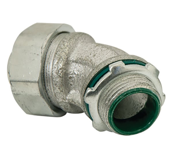 2" Screw On Liquid Tight 45 Degree
