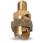Short Stud Double Service Post Connectors for Conductors 1/0 - 2 Stranded, 2 Solid, Stud Size 1/2 - 13 x 3/4