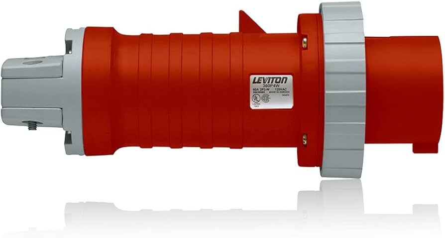 100 Amp Pin & Sleeve Plug-RED