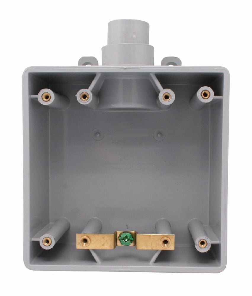 FSE-2-050710-U PVC FSE DBL GANG BOX KRALOY
