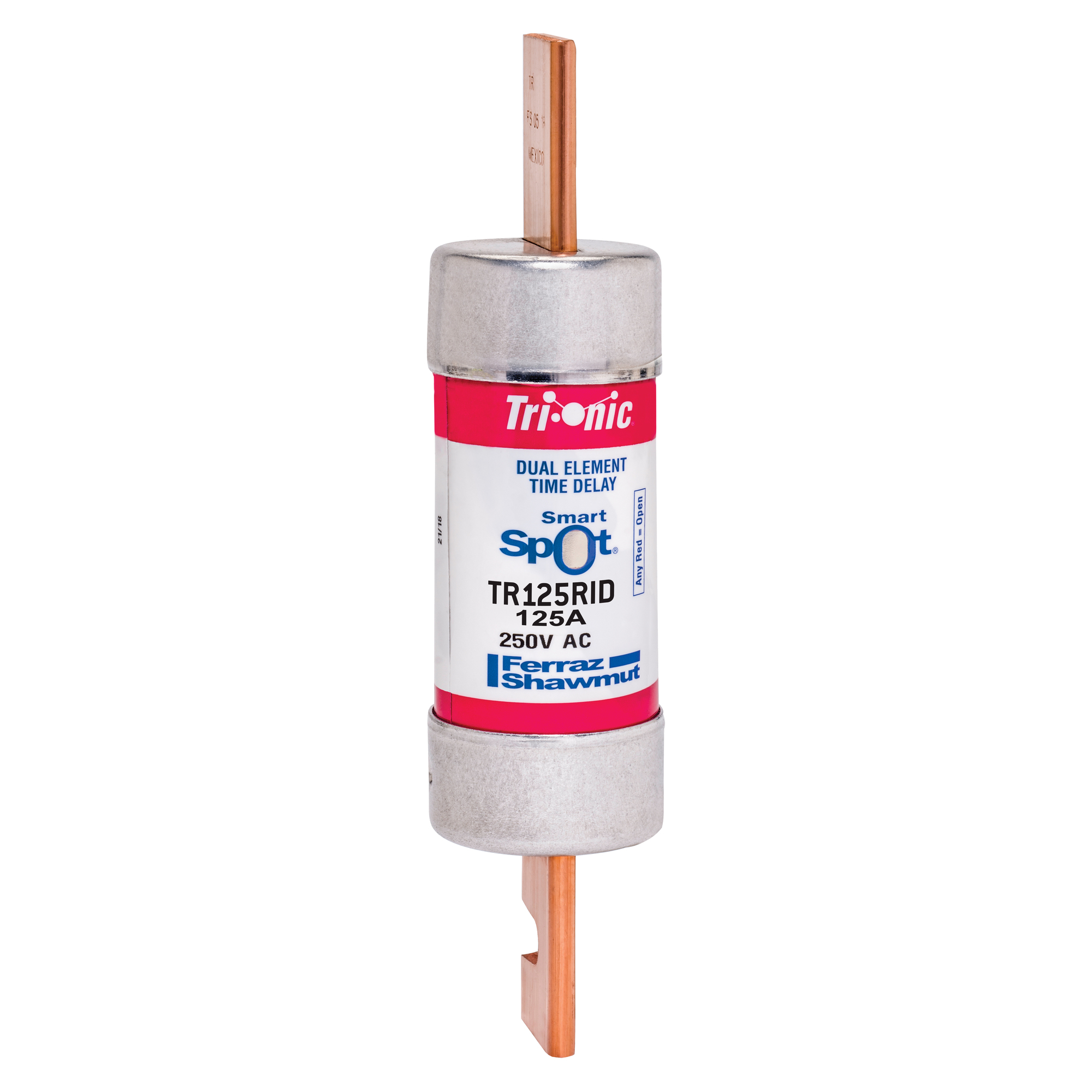 Fuse TR-R - Class RK5 - Time-Delay 250VAC 250VDC 125A Blade SmartSpot