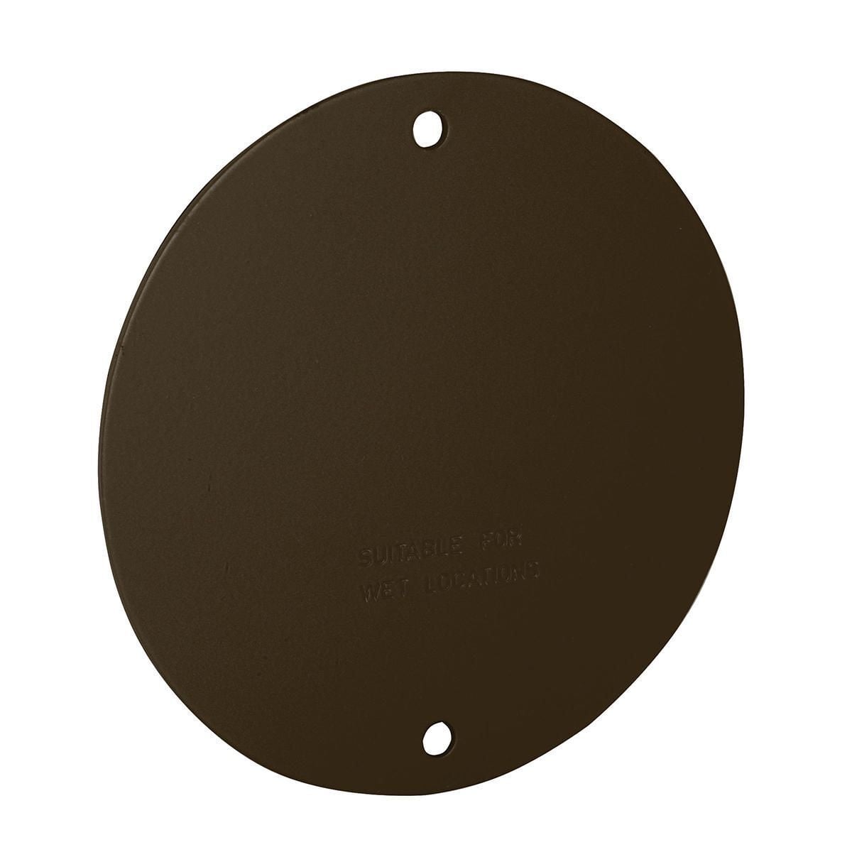 4 in. Round Blank Cover - Box Mount