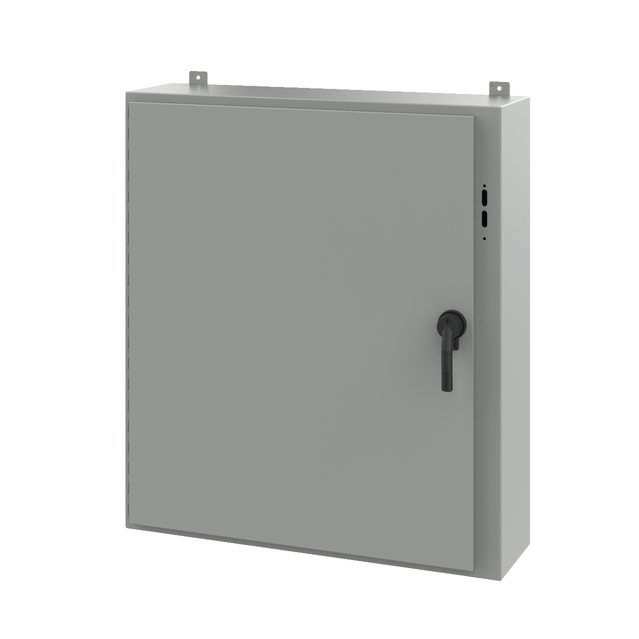 Disconnect Enclosure with Handle Type 12, 42.00x37.38x10.00, Gray, Steel