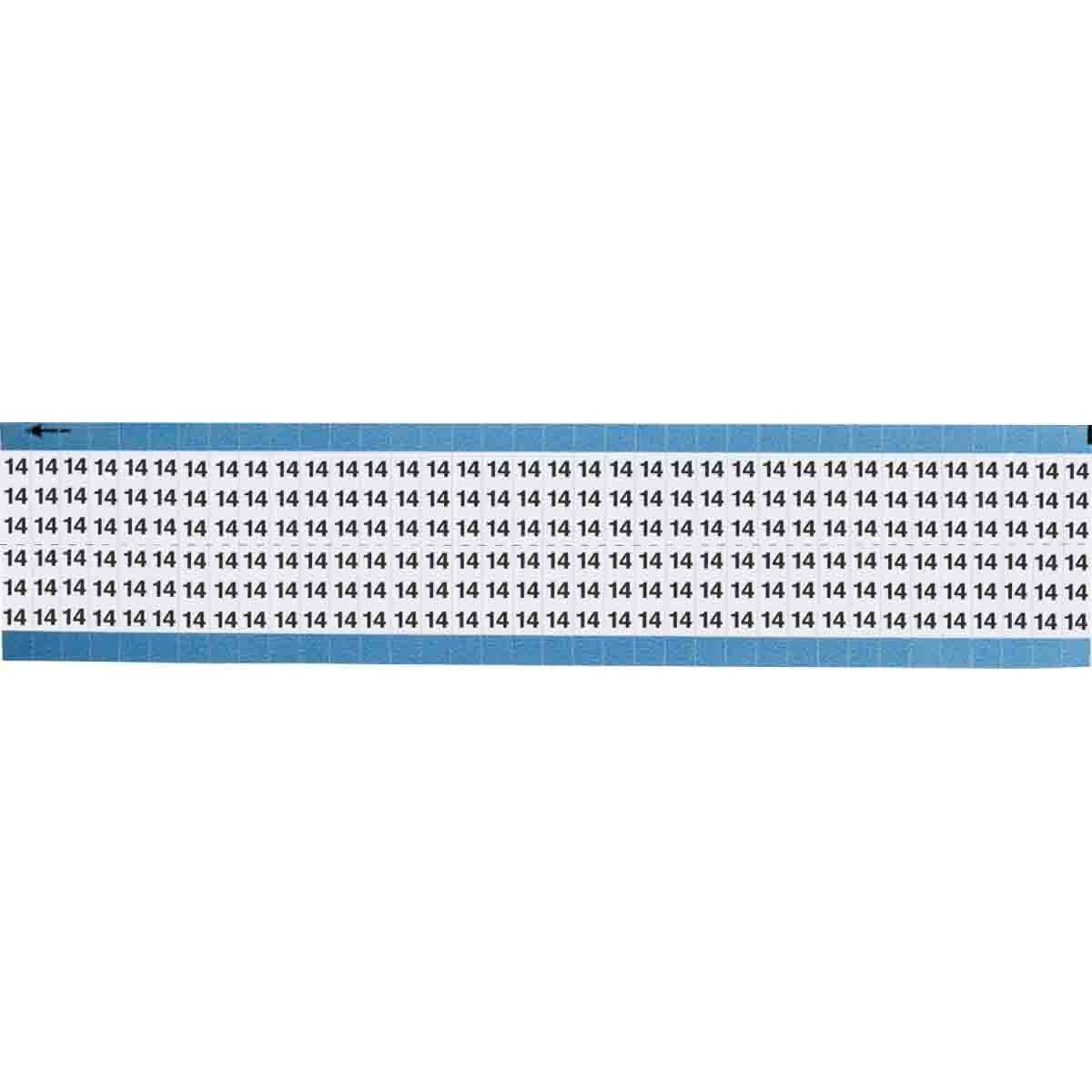 Wire Marker 0.75in H x 0.25in W, 14
