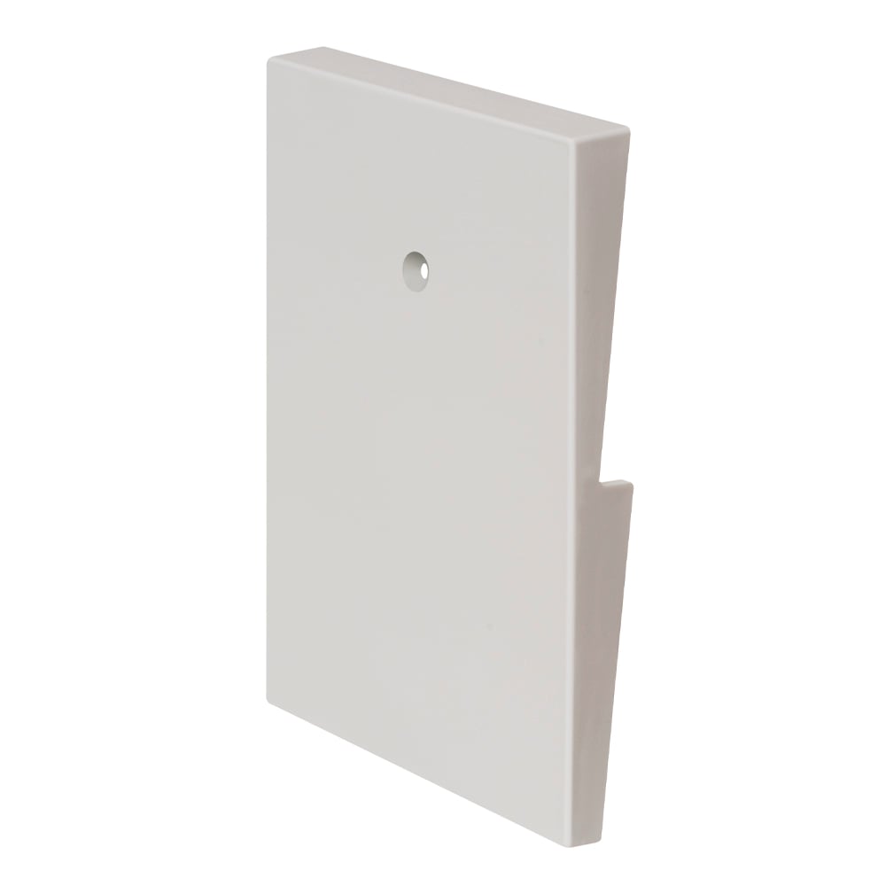 Non-metallic 5 x 7 inch base for 1/2 inch siding that provides a smooth mounting surface for equipment and devices.