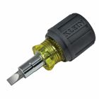 Multi-Bit Screwdriver / Nut Driver, 6-in-1, Stubby, Ph, Sl Bits, Multi-bit stubby screwdriver / nut driver with compact interchangeable shaft holds 4 universal tips and converts to 2 nut driver sizes