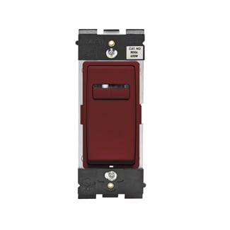  Renu  Universal Dimmer REL06-WW for Single Pole, 3-Way or More Applications, 600W-120VAC Incandescent, 600VA-120VAC MLV and 300W-120VAC Dimmable LED and CFL, in Deep Garnet