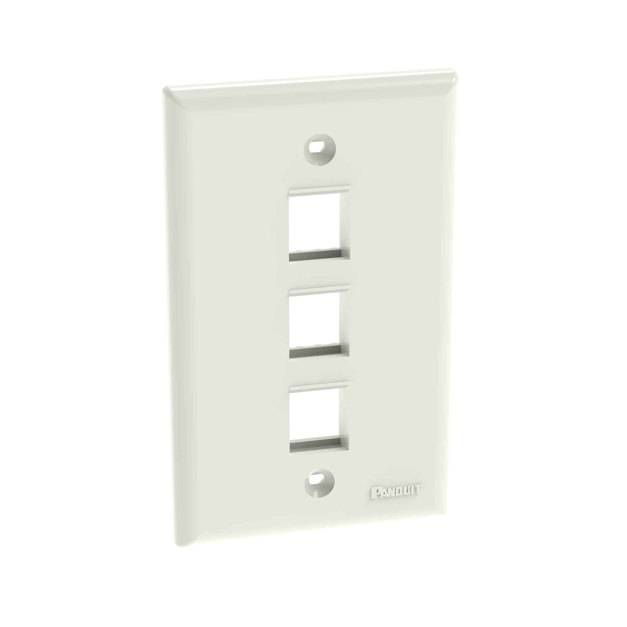 NK 3-port, single gang, flush mount vert