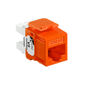 eXtreme 10G QuickPort Connector, CAT 6A, orange