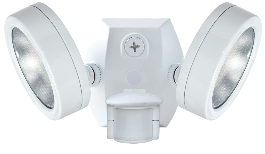 Leslie Sms Bullet Flood, 2X13W, LED 120V, 5000k, 80 CRI, White