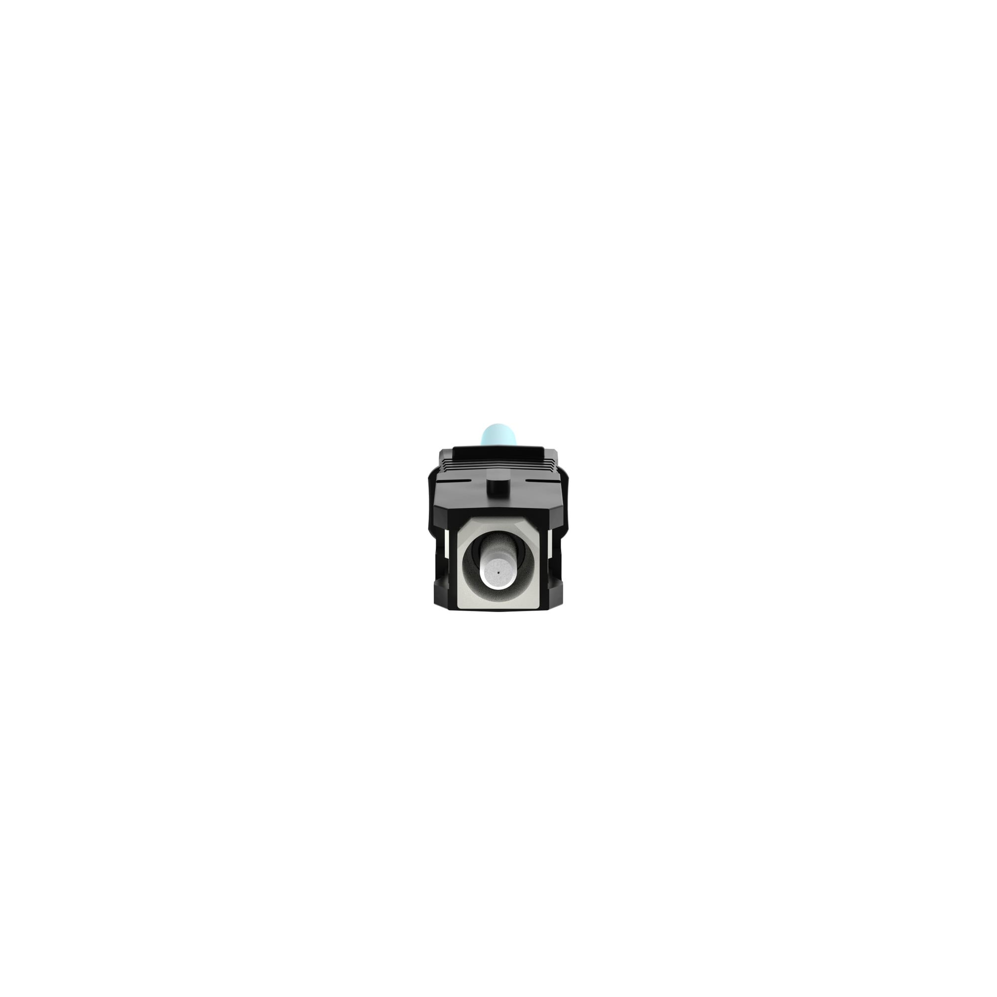 OptiCam SC Simplex Connector, OM3/OM4/OM5, Aqua
