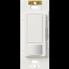 Maestro Vacancy-Sensing Switch, Single-pole, 120V/2A, clamshell packaging in white