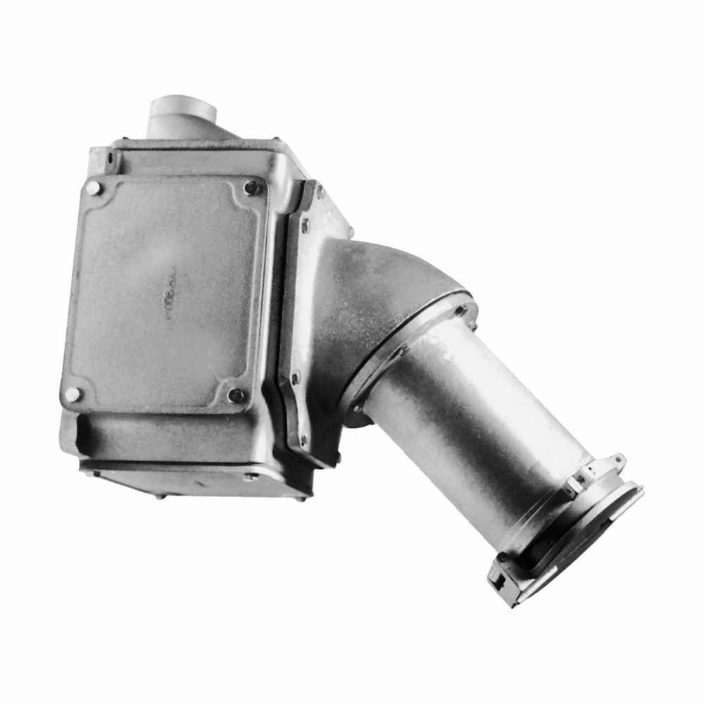 Eaton Crouse-Hinds series Arktite AREX receptacle assembly, 400A, Three-wire, three-pole, 50-400 Hz, Style 1, Copper-free aluminum, Spring door, 4", 600 Vac/250 Vdc, 1.25"