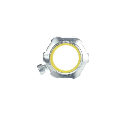 Set Screw Connector, Insulated and Concrete Tight, Conduit Size 3/4 Inch, Length 1.530 Inches, Material Zinc Plated Steel, For use with EMT Conduit
