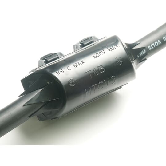 H-Tap/C-Tap Insulating Cover for C-Taps 54705, 54710, 54715, for H-Taps CHT81410, Rated 600V, 105 degrees C, Gray Polyproplyene
