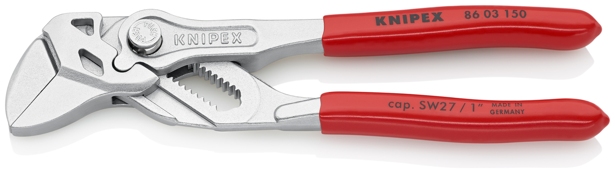 Pliers Wrench, 6 in., Plastic Coating, Bulk