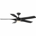 Add a cool breeze to your favorite living space with the Vernal Collection 60-Inch 5-Blade Matte Black LED Wifi Transitional Indoor/Outdoor Smart Ceiling Fan. Enjoy smart living technology by controlling your ceiling fan and light with your smart device or voice control via our Smart by Bond Wifi app. Customize your home oasis by selecting from the fan's 6 speeds, 3 timer selections, light on/off with full-range dimming, and a breeze mode. Fan and app are compatible with Amazon, Alexa, Google Home, and a variety of other smart devices.