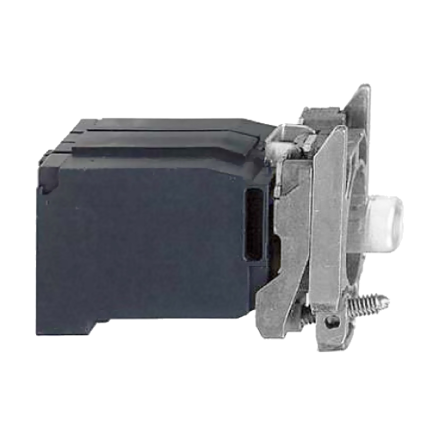 Light block with body fixing collar, Harmony XB4, metal, with BA9s bulb, 400V AC