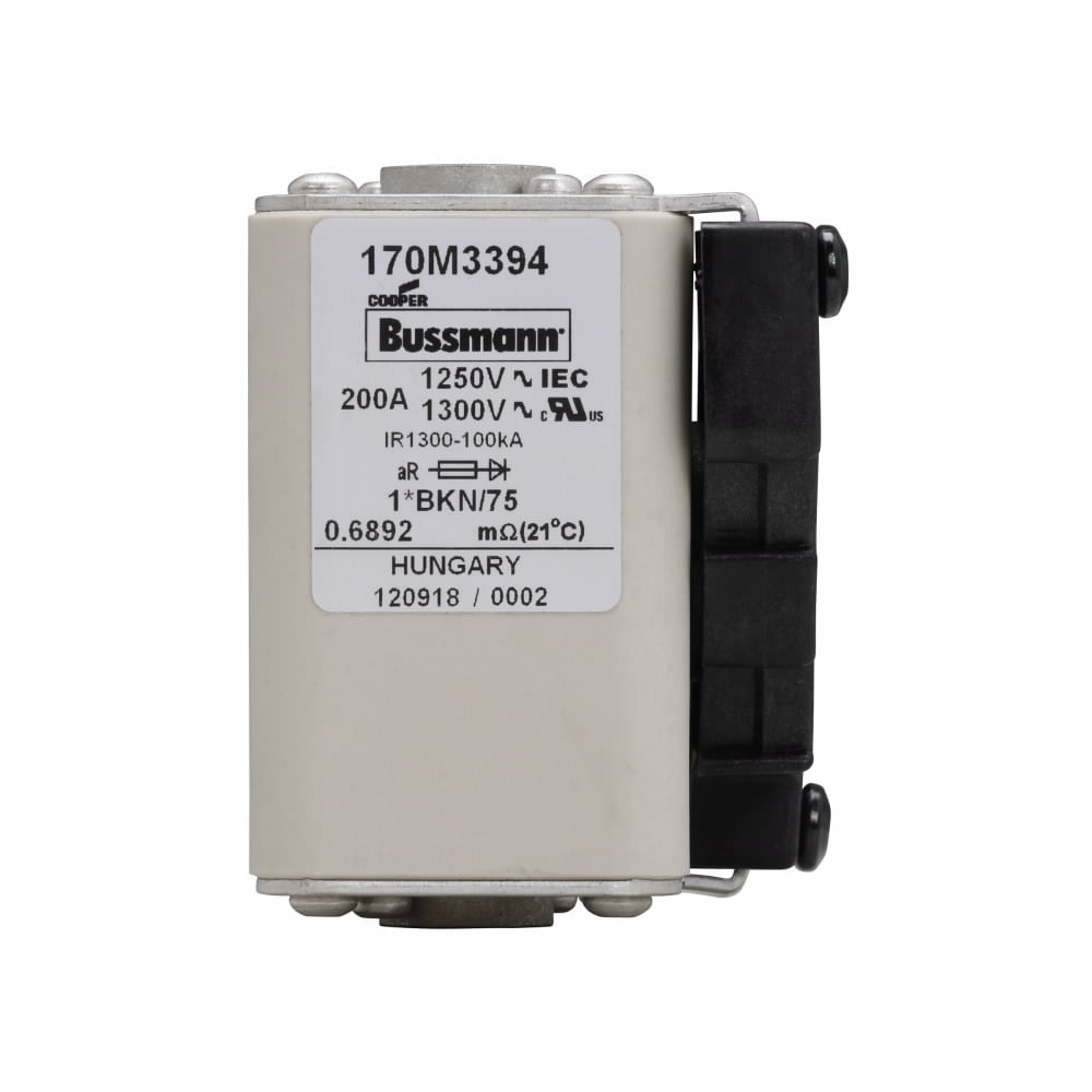 Fuse-link, high speed, 200 A, AC 1250 V, compact size 1, 45 x 59 x 75 mm, aR, IEC, UL, single indicator