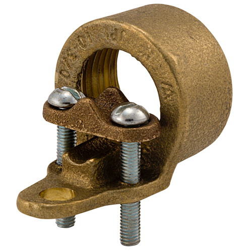 Permaground Bronze 3/4in Conduit Hub, Conductor Range 2/0-10 Sol