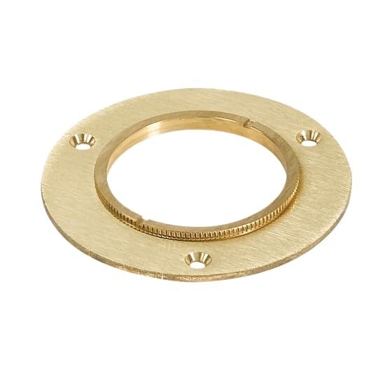 Brass floor box cover plate