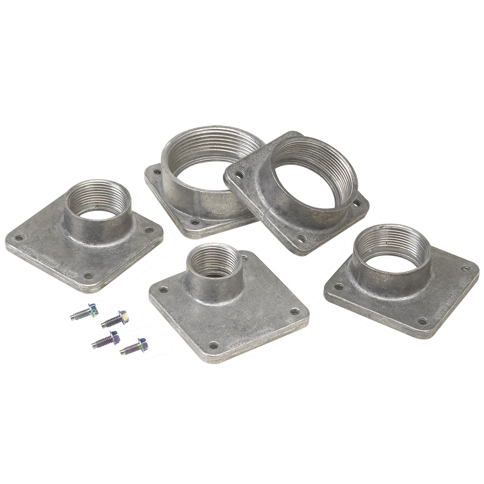 Interchangeable Bolt-on Hub, Fits Conduit Size 1.00, Anodized, Aluminum
