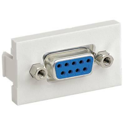 1/3 Insert, 9-Pin Female/Female Coupler,