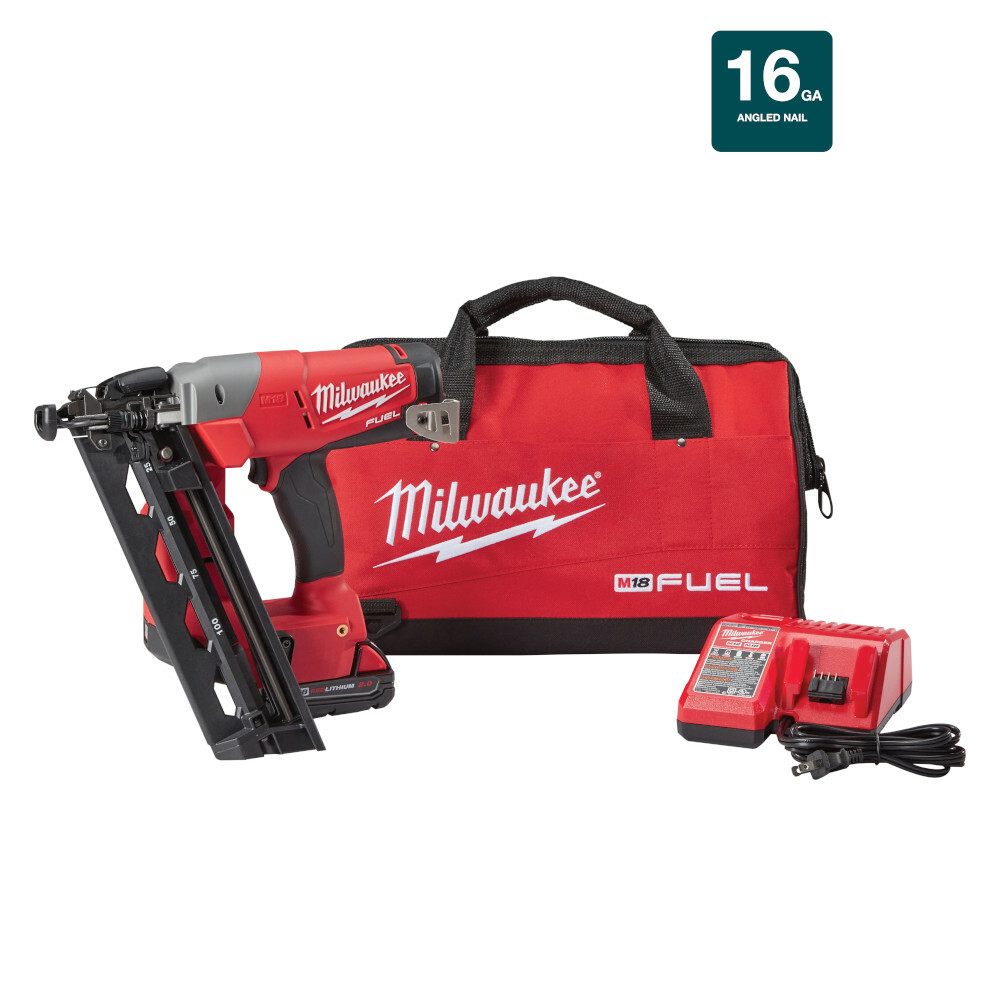 M18 FUEL 16 Gauge Angle Finish Nailer Kit