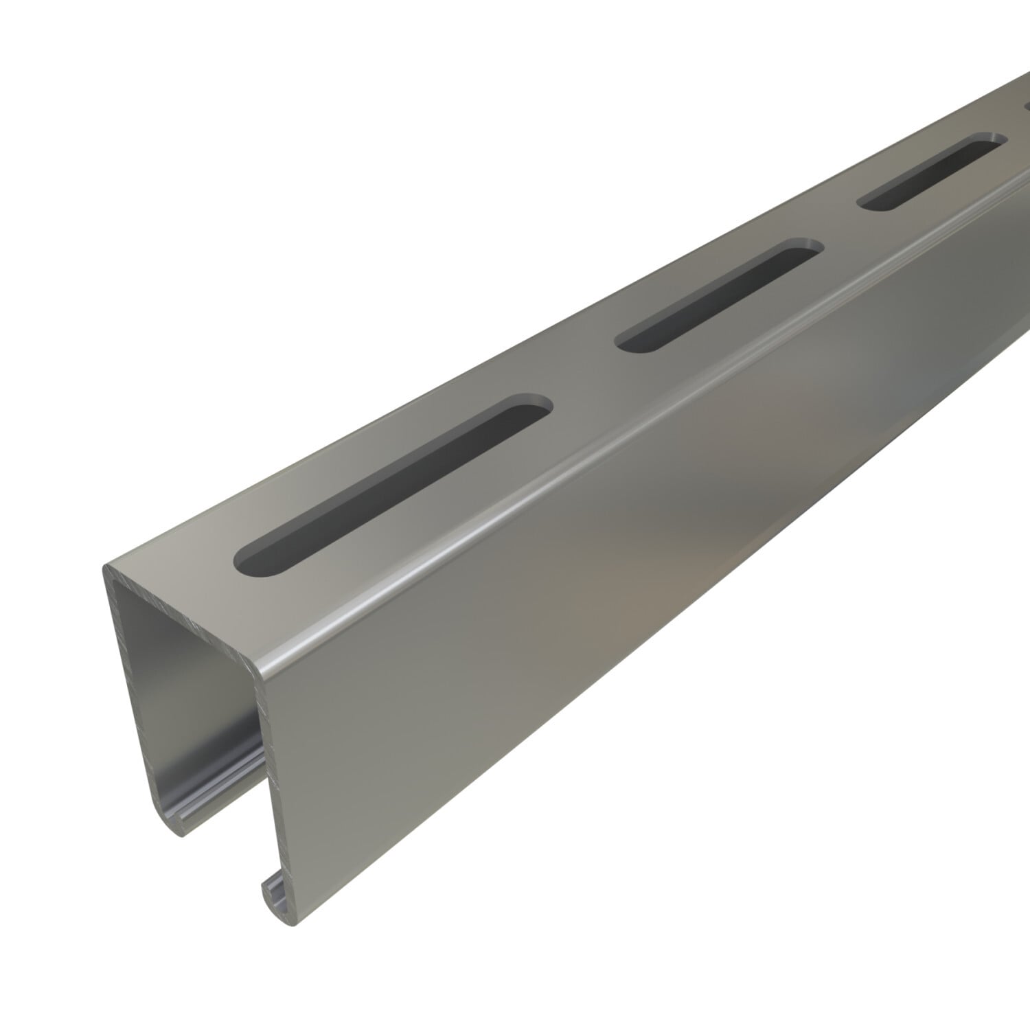 UNISTRUT CHANNEL, 12ga, 1-5/8"x 2-7/16", SL-SLOTS, PG