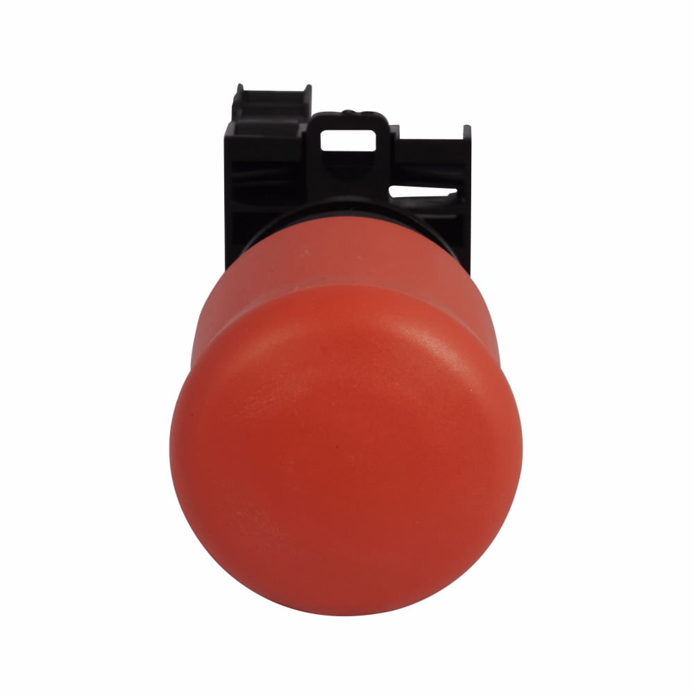M22 Push-Pull Emergency Stop, Complete Device, 22.5 mm, Knob, Maintained, Non-illuminated, Bezel: Silver, Button: Red, 2NC, IP67, IP69K, NEMA 4X, 13