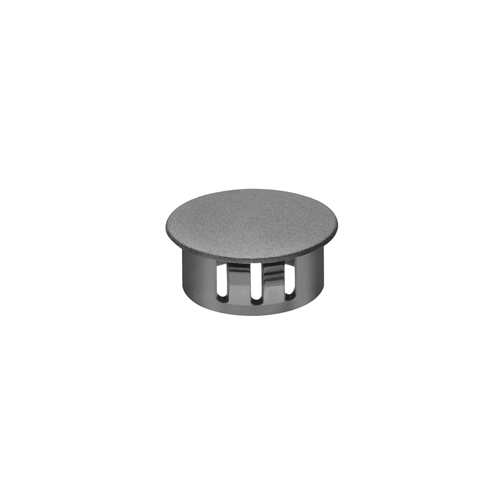 Non metallic snap in knockout bushings. Color Black. Trade Size 1/2".