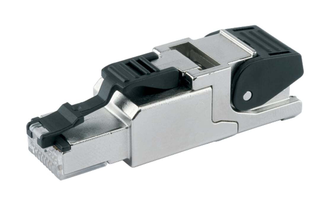 Connector ETHERNET; RJ-45; Cat. 6A; straight; Code T568B; AWG 24