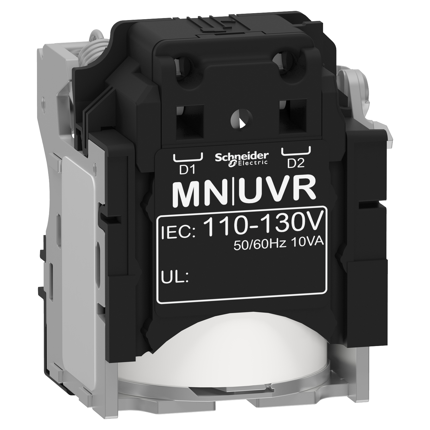 Undervoltage release MN, ComPacT NSX, rated voltage 110/130V AC 50/60Hz, screwless spring terminal connections