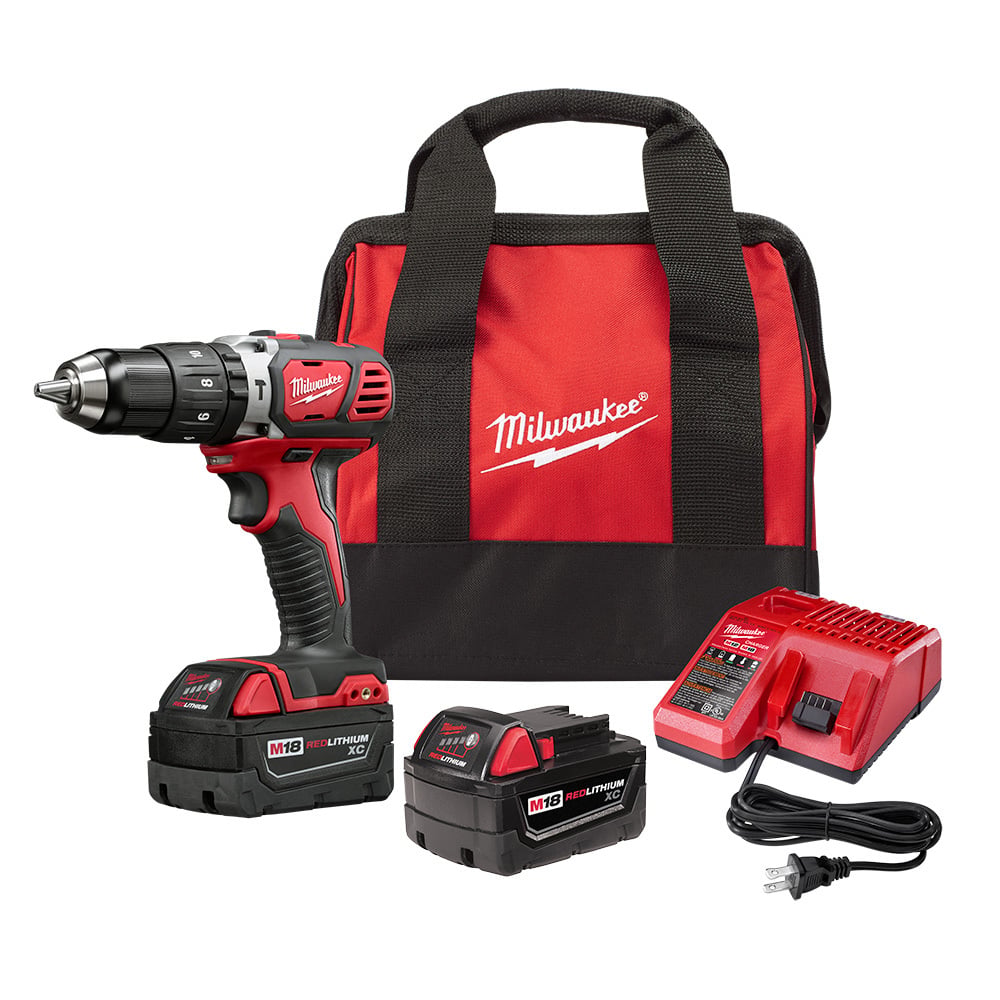 M18 Compact 1/2 in. Hammer Drill/Driver Kit w/ XC Batteries