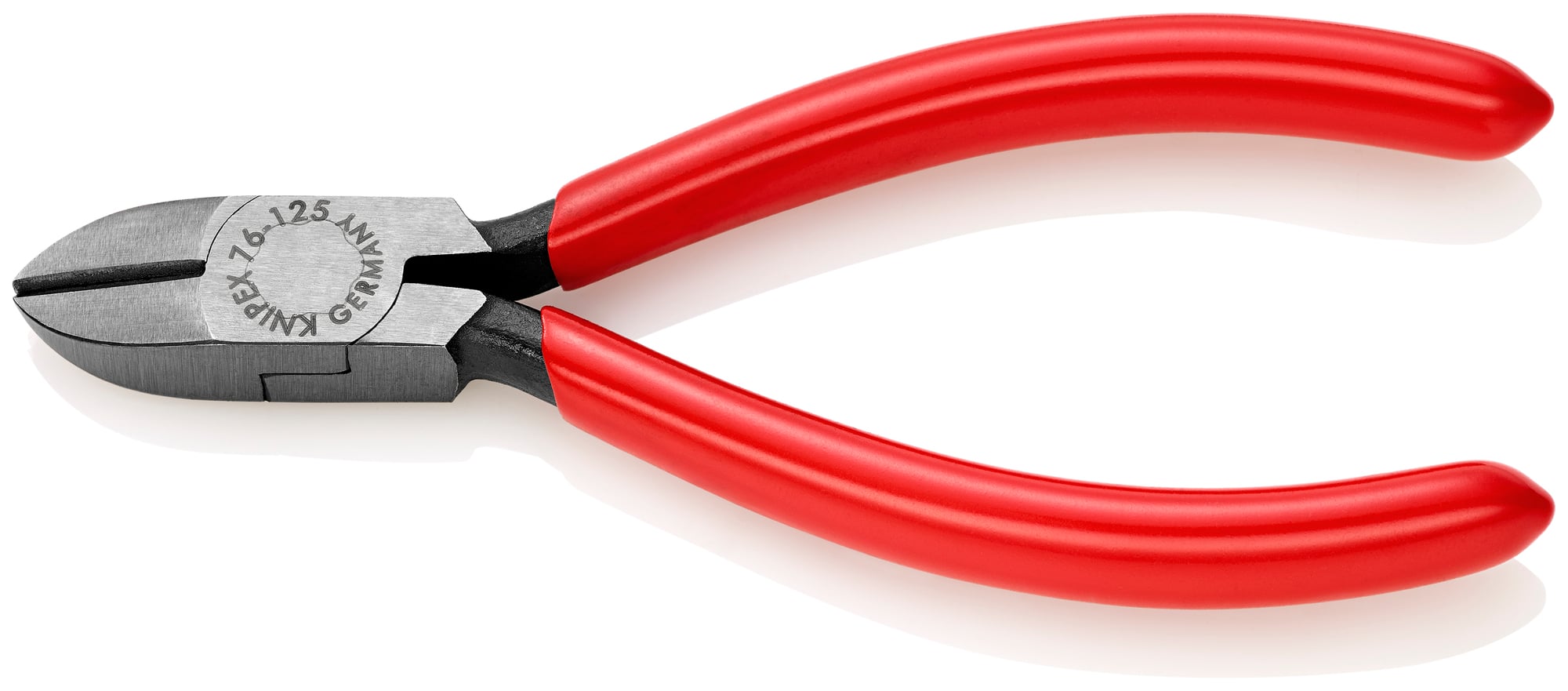 Diagonal Cutters, 5 in., Plastic Coating, Bevel Cut