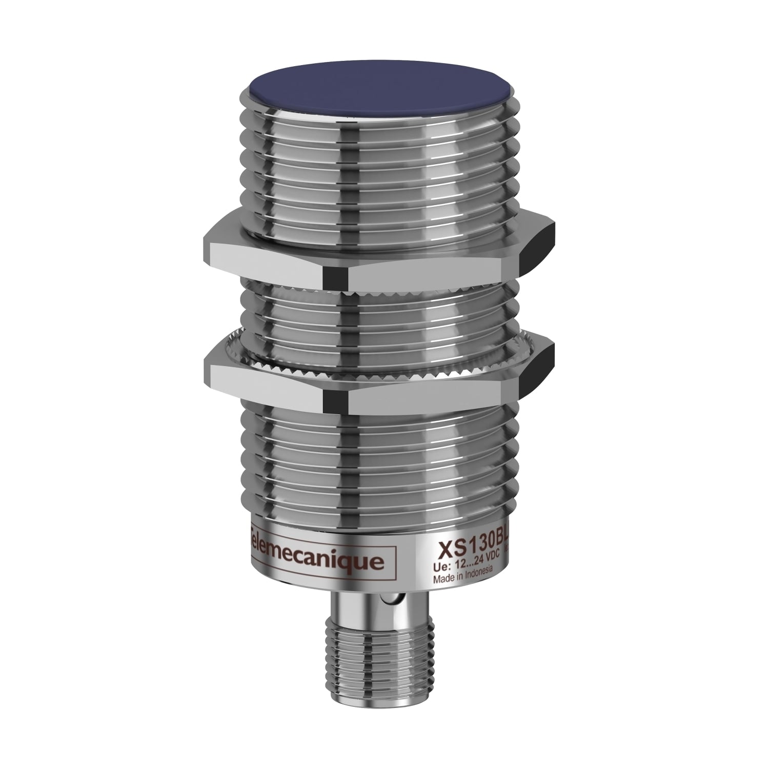 inductive sensor XS1 M30, L68mm, brass, Sn10mm, 12..24VDC, M12