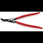 External 45° Angled Snap Ring Pliers-Forged Tips, 12 1/4 in., Plastic coating, 1/8 in. Tips