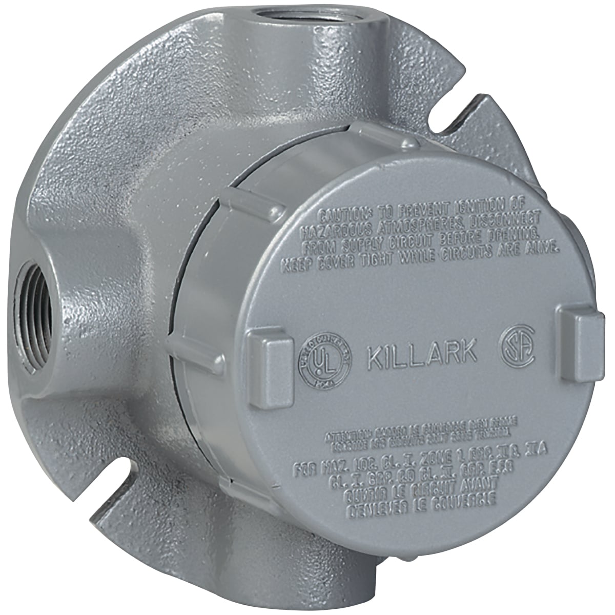 1/2" GEC Outlet Body XTF Type, Iron