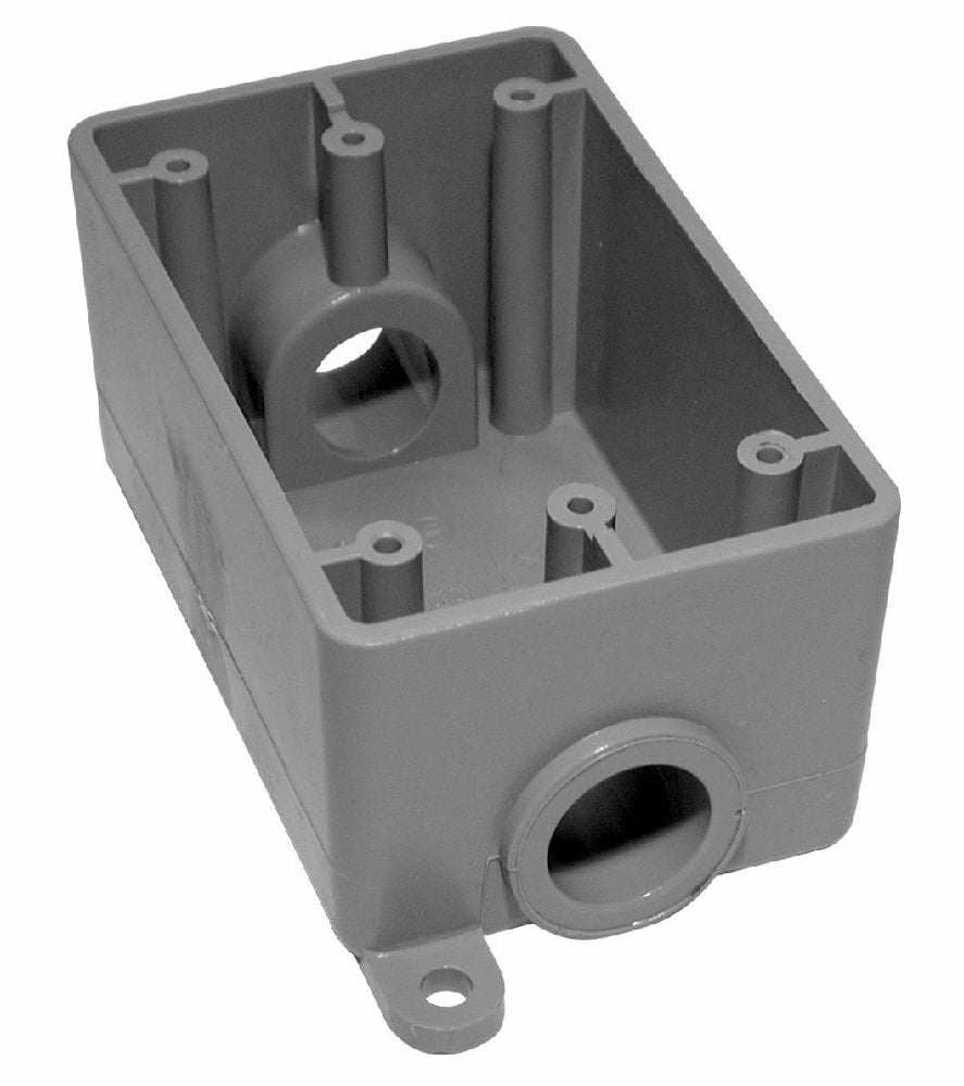 FSC07 3/4" PVC FSC SING. GANG BOX KRALOY