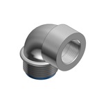3/4 Inch Short Elbow, Malleable Iron and Nylon Insulated for Use with Rigid/IMC Conduit