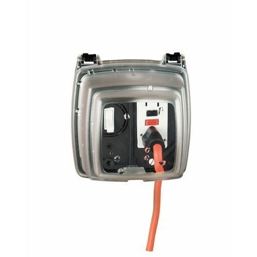 The Single Gang Vertical or Horiz. 4-3/4" Deep w/ (WP17) Inserts Flexi Guard This Plastic In-Use Covers are easy to install and shipped with gasket, mounting screws, base cover assembly, and patented inserts for serve  applications, such as schools and commercial buildings.