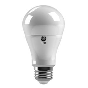 GE LED Lamps, 10 WTT, 800 LM, 5000K, Dimmagle, A19, Medium Screw Base, 4.4 IN Length, 15000 HR Average Life