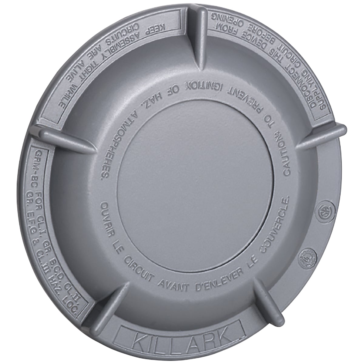 GR Series, Blank Cover GRM & GEJ, Cast Aluminum Type 4, Screw Cover Enclosure