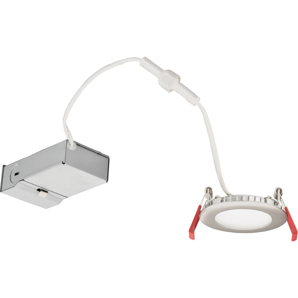 The 3-inch Wafer LED is an ultra-thin recessed downlight ideal for shallow ceiling applications. Quality, housing-free recessed downlighting is achieved with its narrow remote driver box. The Wafer LED is quick and simple to install from below the ceiling with as little as 6-inch ceiling plenum clearance.