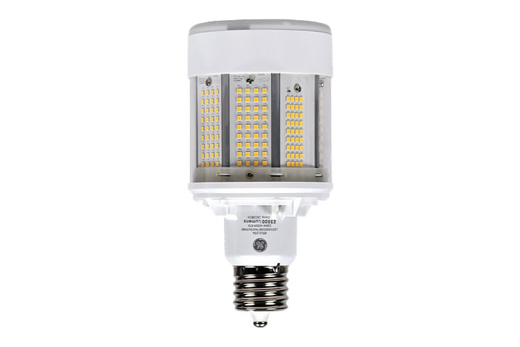 GE LED Lamps, 150 WTT, 22000 LM, 5000 K, Non-Dimmable, EX39 Screw Base, 8.3 IN Length, 50000 HR Average Life