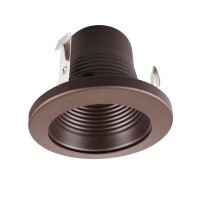 4 in. Oil-Rubbed Bronze Baffle Trim, for 4 inch Housings