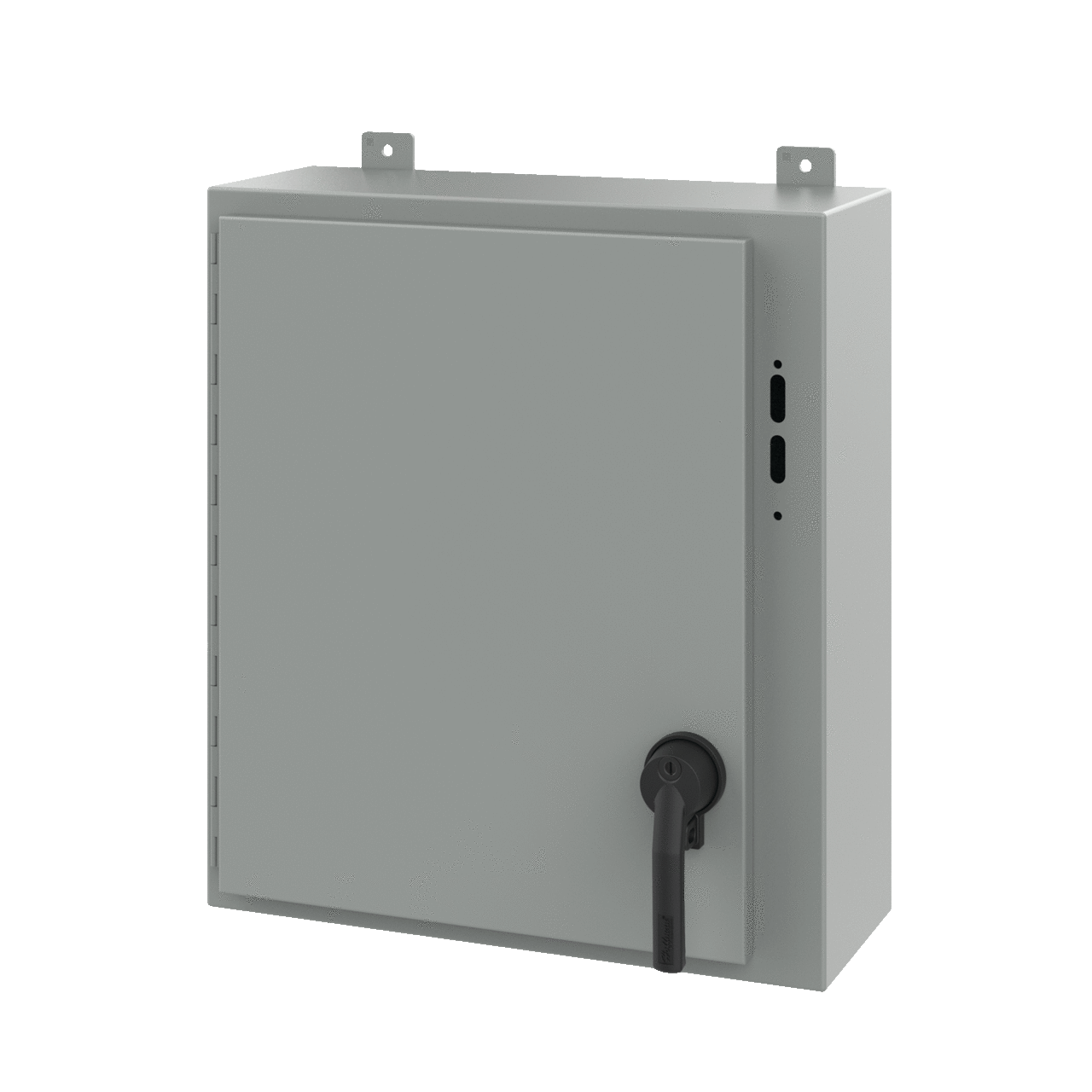 Disconnect Enclosure with Handle Type 12, 24.00x21.38x8.00, Gray, Steel