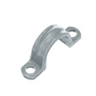 Conduit Clamp, Size 1/2 Inch, Length 2.16 Inches, Width 0.50 Inches, Height 1.04 Inches, Material PVC, Color Gray