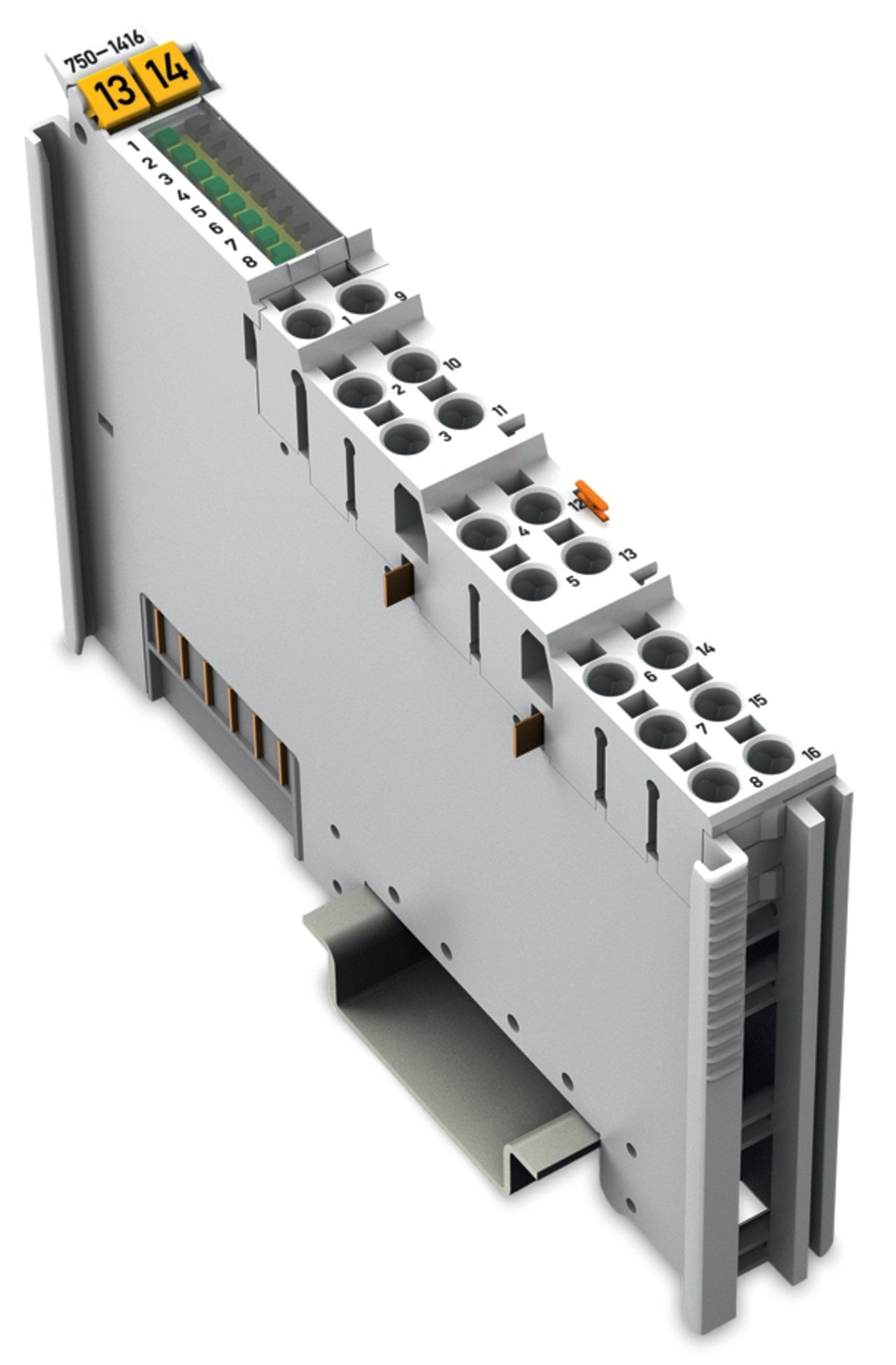 8-channel digital input; 24 VDC; 0.2 ms; 2-conductor connection